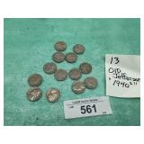 13) OLD JEFFERSONS NICKLES, 1940
