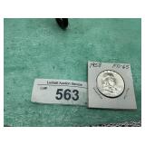 1958 FRANKLIN MS-65 HALF DOLLAR