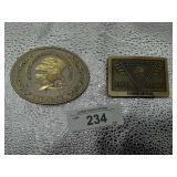 BUCKLES: NORTH AMERICAN FISHING CLUB LIFE MEMBER &