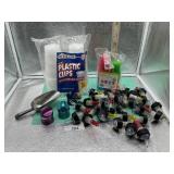 PACK OF 16OZ CUPS-NEW, PLASTIC SHOT GLASSES-BEEN