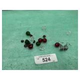 BEADED BRACLET "BROKE" & WIRE EARRINGS