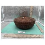 WICKER SEWING BASKET