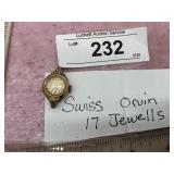ORVIN SWISS 17 JEWEL WATCH FACE