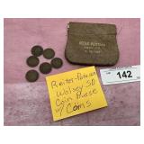 REITER-PETERSEN  WOLSEY SD COIN PURSE WITH