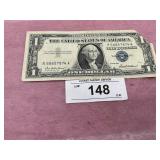 SILVER CERTIFICATE SERIES 1957-$1.00 BILL