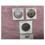 WE THE PEOPLE, SMOKEY  THE BEAR, ALLOSAURUS TOKEN