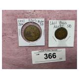 2) VOLL BROS KAYLOR SD TOKENS