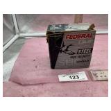 FEDERAL STEEL HIGH VELOCITY 12 GA, 3", 5 SHOT,20