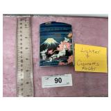 LIGHTER & CIGARETTE CASE "IN MEMORY OF JAPAN &