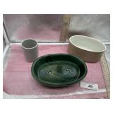 USA POTTERY CUP, PLANTER  HALL CHINA COMPANY, HULL