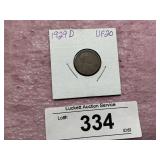 1929 D UF20 PENNY