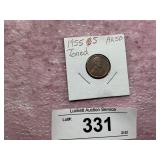 1955 S AU 50 TONED PENNY