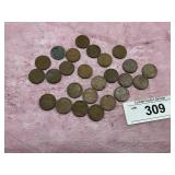 25) WHEAT PENNIES