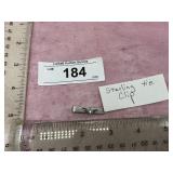 STERLING TIE CLIP