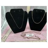 2) NECKLACE & SCARF CLIP, & MISC