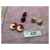 PIECED & CLIP ON EARRINGS