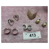 PIECED & CLIP ON EARRINGS