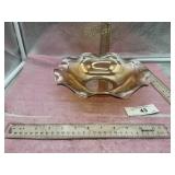 VINTAGE CARNIVAL GLASS BOWL IDENTIFIED AS A "