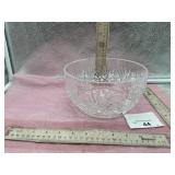 LEAD CRYSTAL BOWL LIKELY A CENTERPIECE OR FRUIT