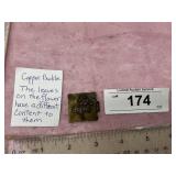COPPER BUCKLE, THE LEAVES ON THE FLOWER HAVE A