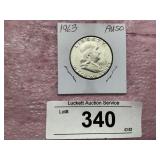 1963 AUSO FRANKLIN HALF DOLLAR