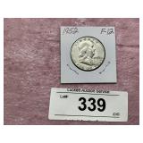 1952 F-12 FRANKLIN HALF DOLLAR