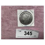 1881 O MORGAN SILVER DOLLAR