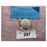 2000 REPUBLIC OF LIBERIA MILLENNIUM $10 COIN