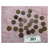 25) WHEAT PENNIES