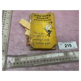 KING KORN STAMPS   SAVER BOOK