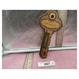 KEY TO SAN DIEGO CA THERMOMETER (1942)
