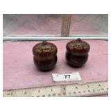 ACORN SALT AND PEPPER SHAKERS
