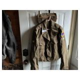 ARMY COAT AND PANTS (PANTS LONG W 38 X L33) HAT