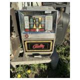OLD BALLY 25 CENT SLOT MACHINE, NO KEY