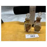 2) OLD PERFUME BOTTLES