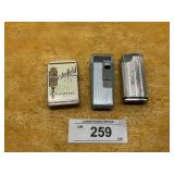 CHESTERFIELD CIGARETTE LIGHTER, 2)OTHER LIGHTERS