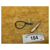 2) SMALL POCKET KNIVES