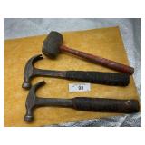 2)HAMMERS & RUBBER MALLET