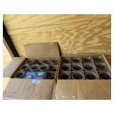 19) QUART WIDE MOUTH JARS-BALL & KERR, 3) PINT