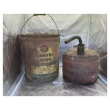 FARMERS UNION BUCKET & PHIL RITE GAS CAN