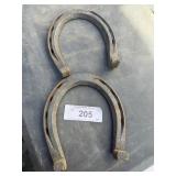 2)#2 HORSE SHOES-NEW
