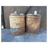 2)COOP LUBRICANT 5 GALLON CANS