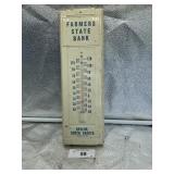 FARMERS STATE BANK KAYLOR SD THERMOMETER
