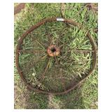 IRON WHEEL APPROX SIZE 26"