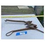 WESTERN STEEL & IRON WORKS WIRE FENCE STRETCHER