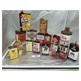 MISC CANS NEATSFOOT COMPOUND, OILS, SOME HAVE