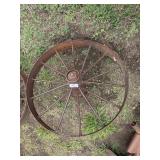 IRON WHEEL APPROX SIZE 31"