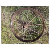 IRON WHEEL APPROX SIZE 23 1/2"