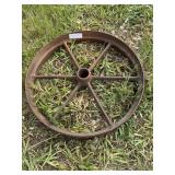 IRON WHEEL APPROX SIZE 19 1/2"