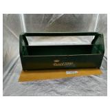 AMSCO HAND-E-TOTER GREEN METAL TOOLBOX